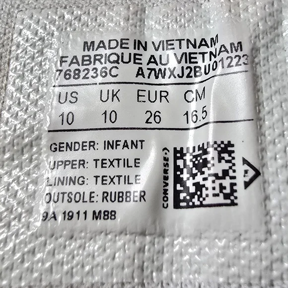 Converse Kids' Colorful Shark Print Sneakers - Picture 9 of 9